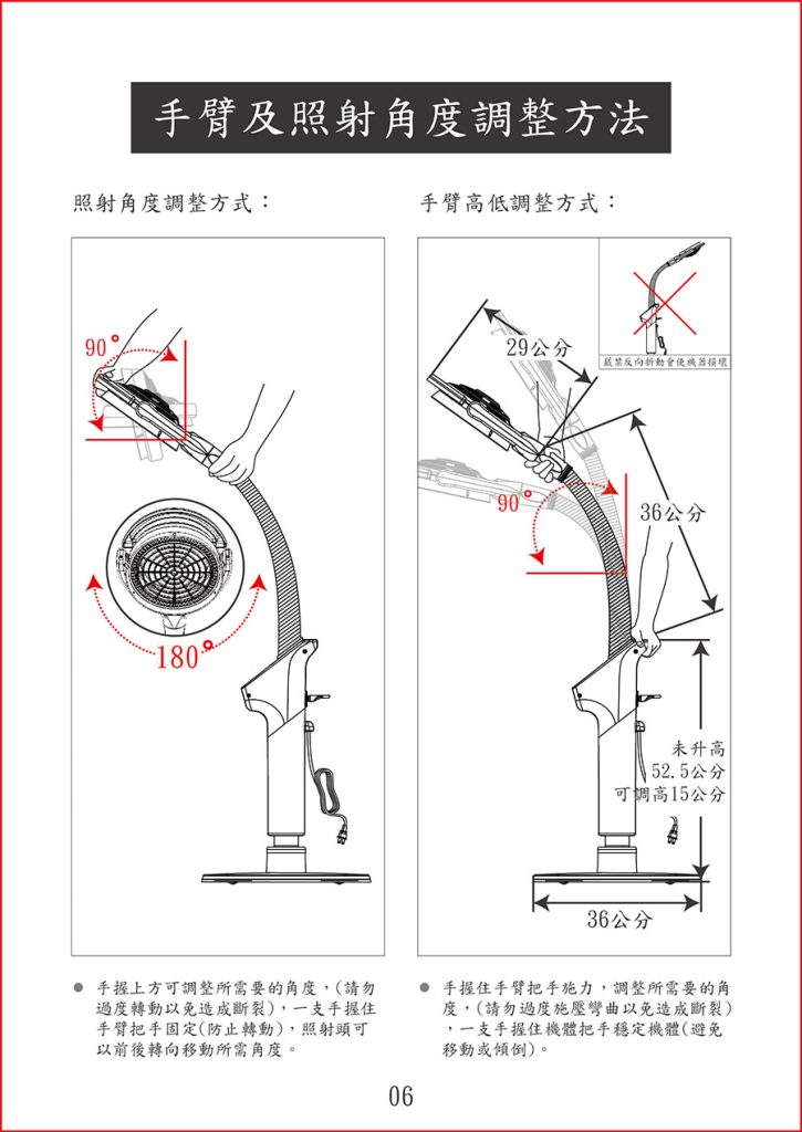 遠紅外線治療儀__操作說明書_08